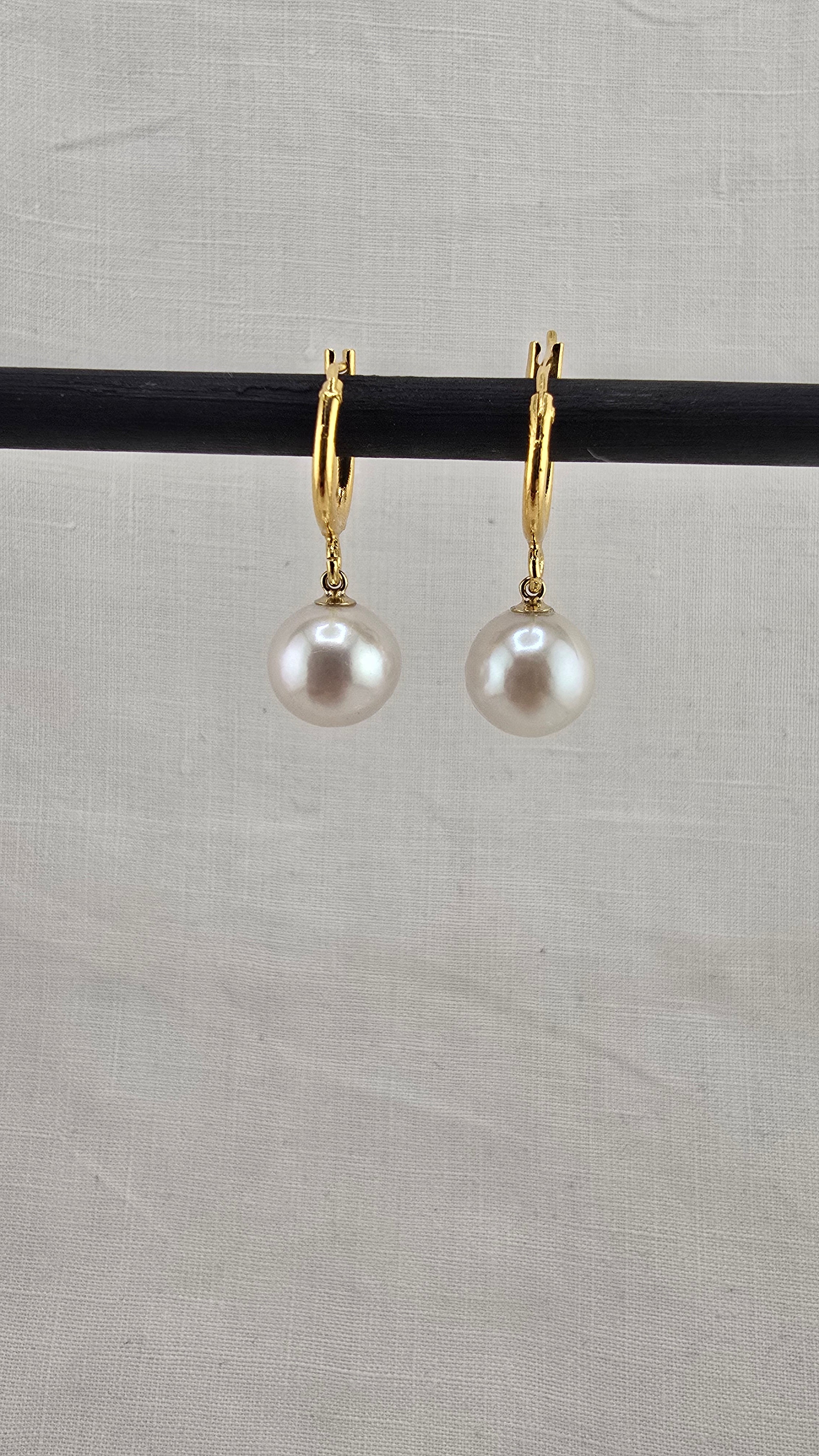 Boucles d 'oreilles en plaqué or  24k