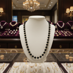 Collier en onyx noir