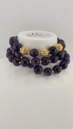 Collier Long en Améthyste