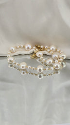 Collier en perles de culture et vermeil