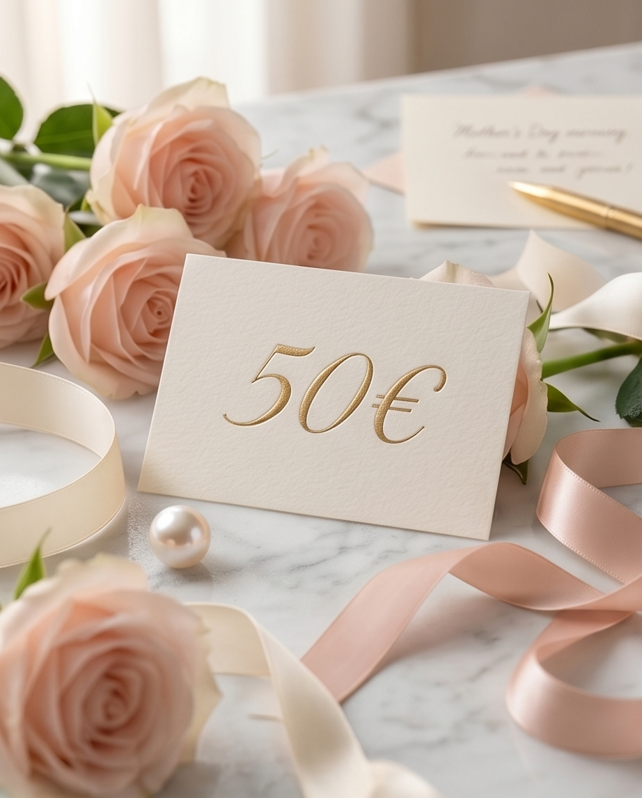 Carte cadeau 50 euro pour un geste délicat