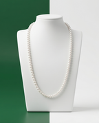 Collier perles de culture et argent 925  - Matinée