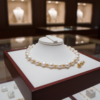 Collier en perles de culture baroque