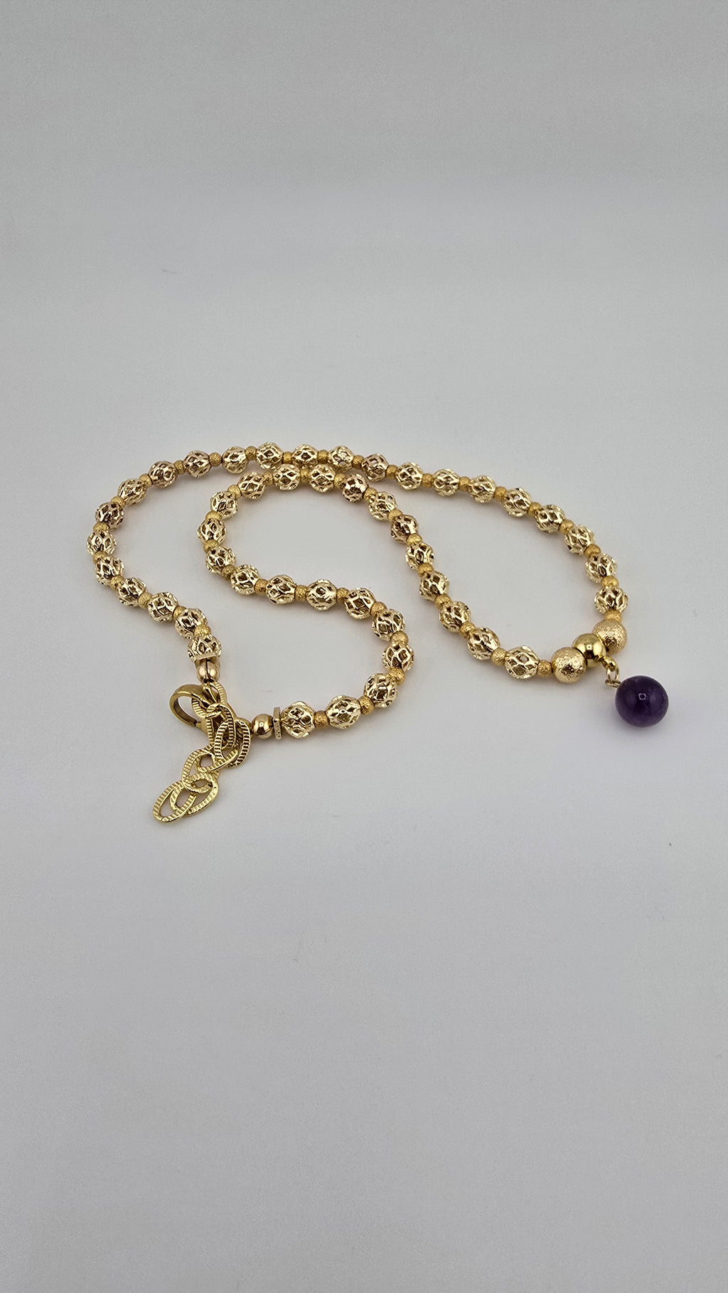 Collier avec pendentif en Améthyste