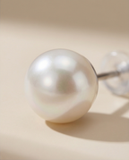 Aura Royale - Boucles d oreilles clous et perles de culture
