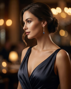 Boucles d’oreilles pendantes en plaqué or