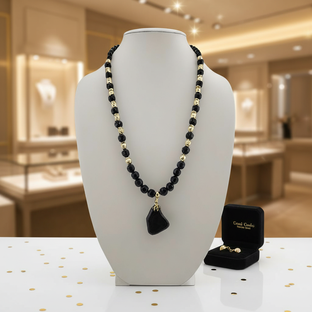 Collier en onyx