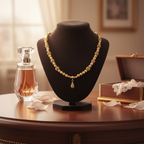 Collier en plaqué or et son pendentif