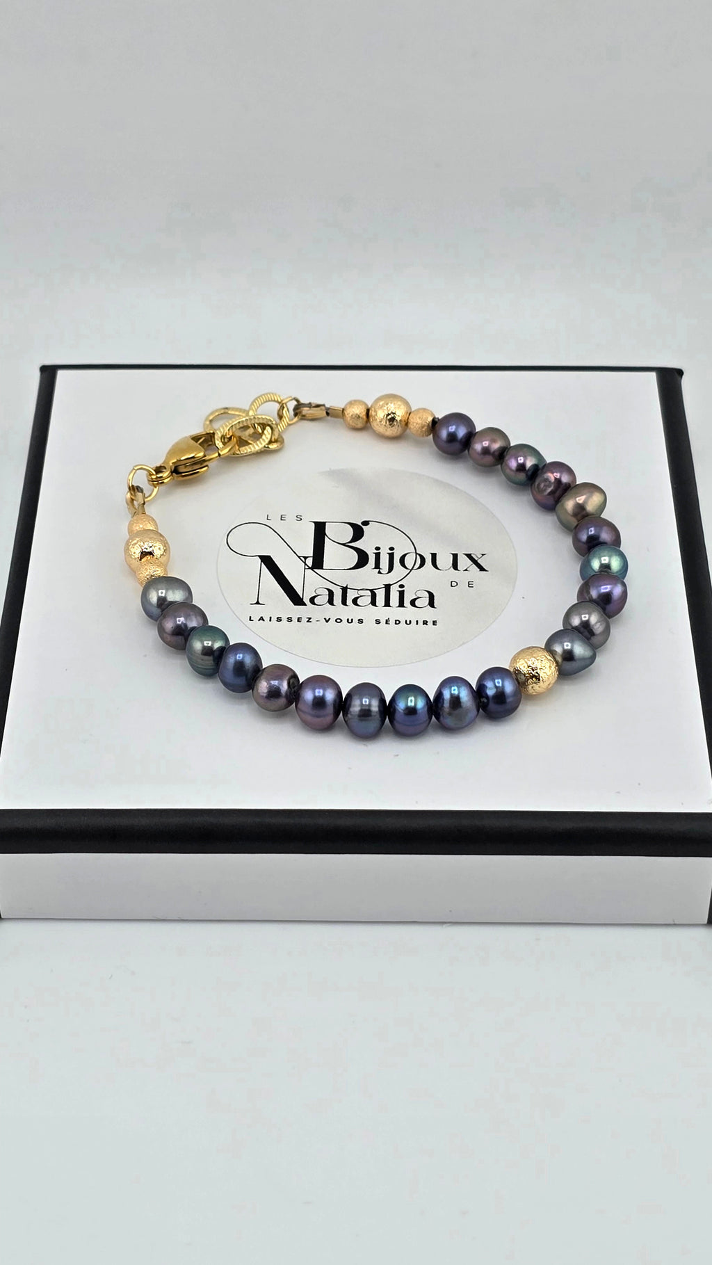 Bracelet en perles de culture