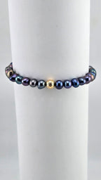 Bracelet en perles de culture