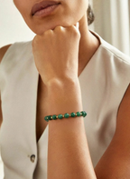 Bracelet en emeraude