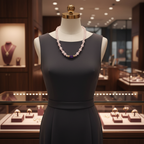 Collier en quartz rose