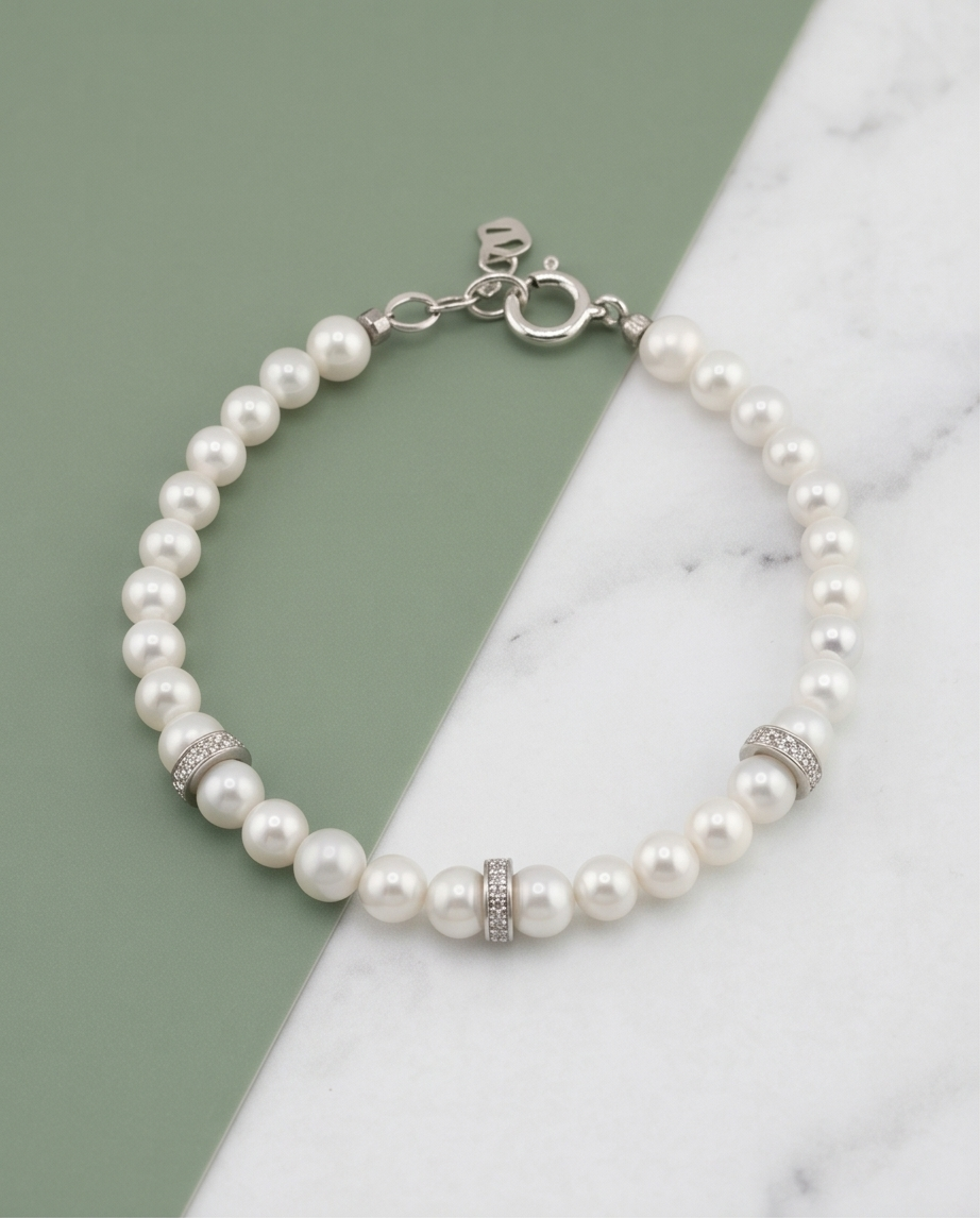 Bracelet - Céleste perlé