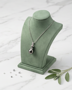 Larme du Lagon - chaine argent et perles de Tahiti