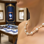 Collier en perles de culture et vermeil