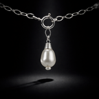 Bracelet argent et perles de culture