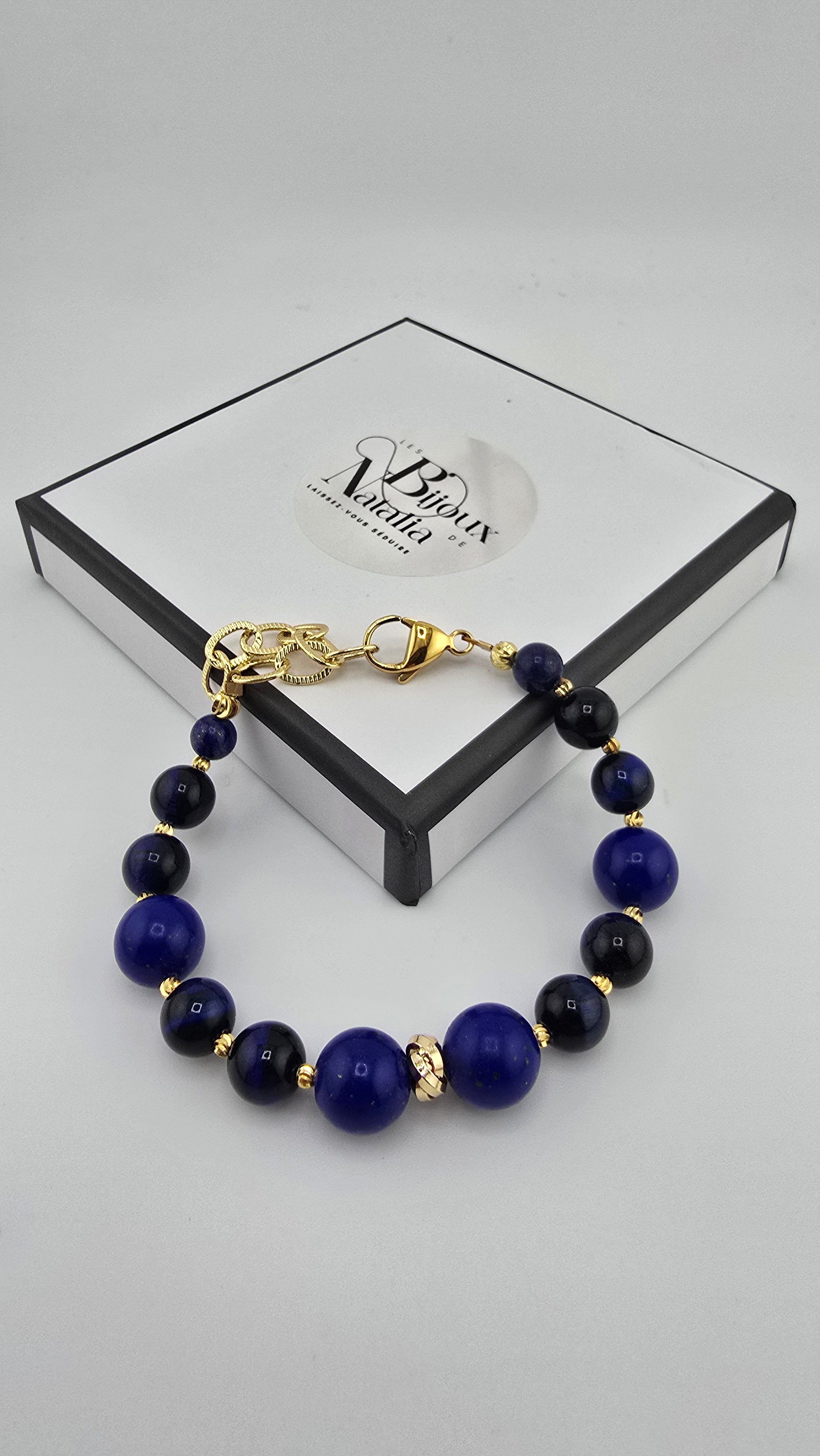 Bracelet en Lapis-Lazuli