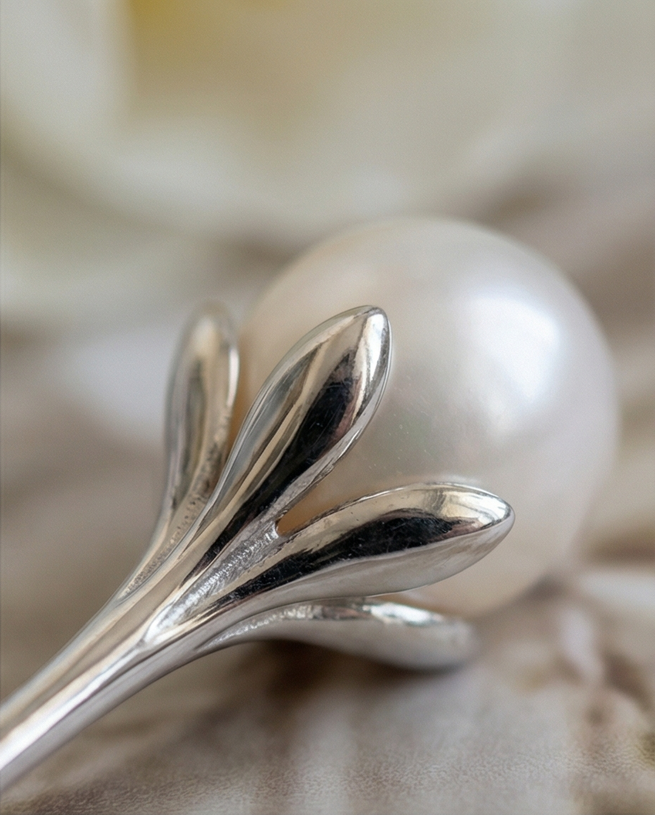 Boucles d ' oreilles en argent rhodié 925/1000