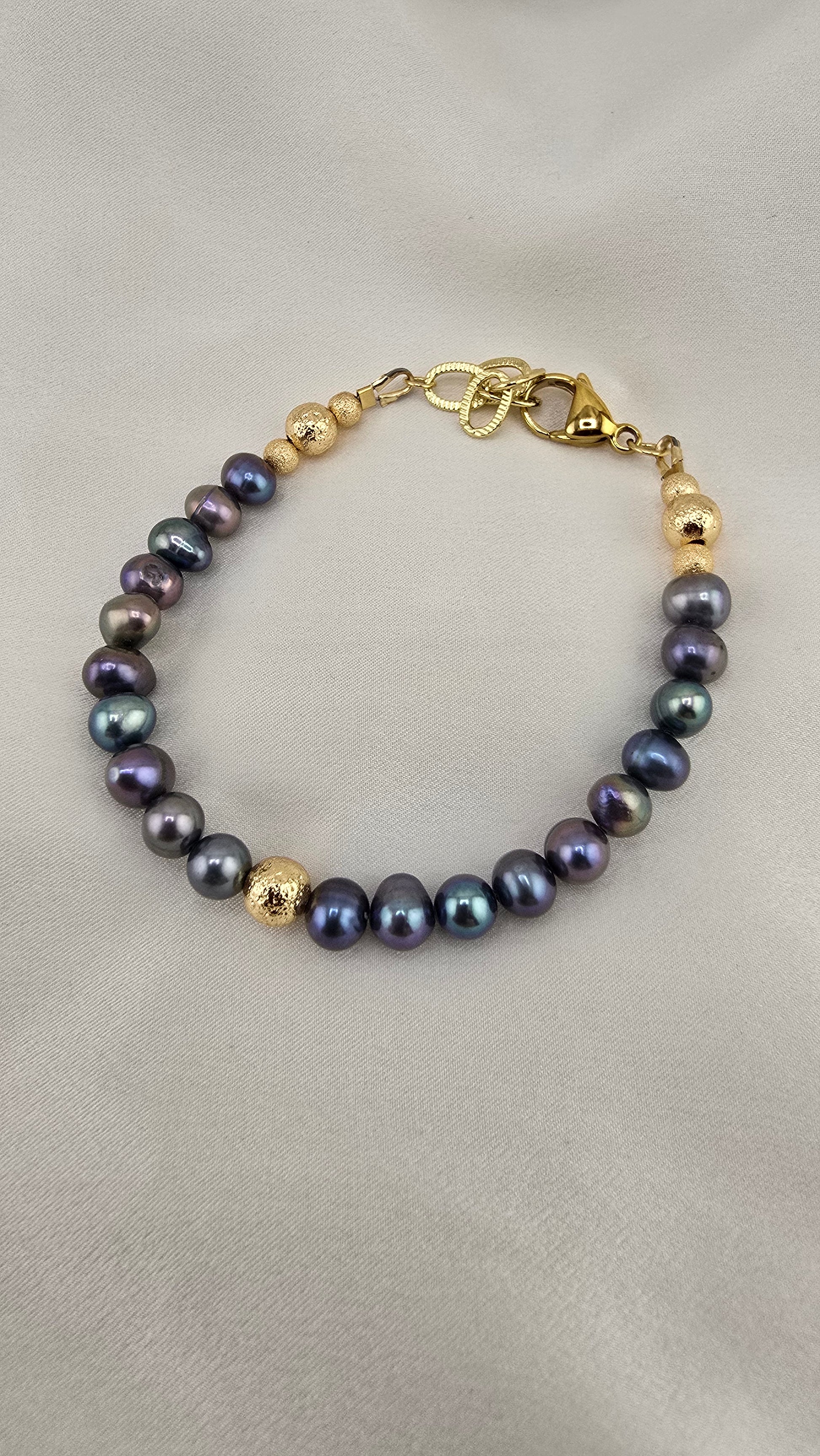 Bracelet en perles de culture