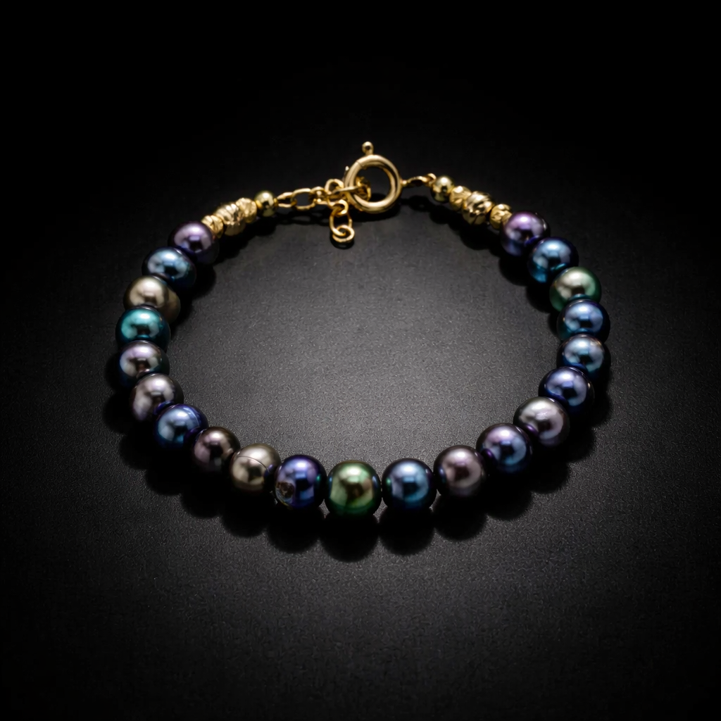 Bracelet en perles de culture