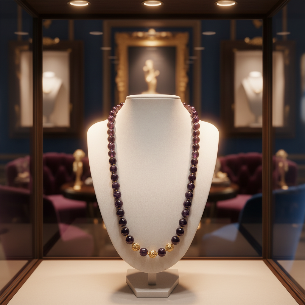 Collier Long en Améthyste