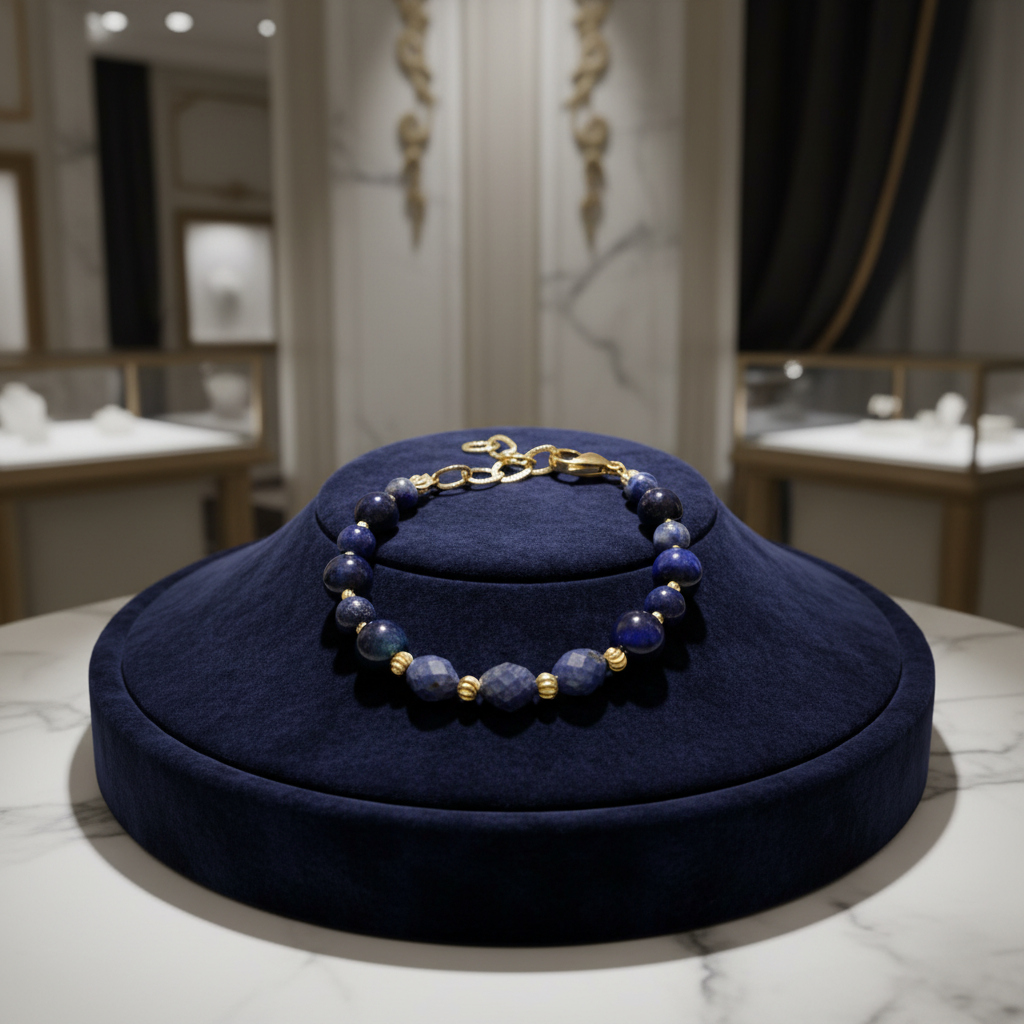Bracelet en Lapis-Lazuli