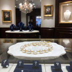 Collier en perles de culture baroque