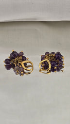Boucles d’oreilles en vermeil et Améthyste
