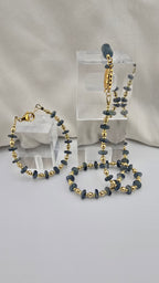 Collier et bracelet en Kyanite et vermeil