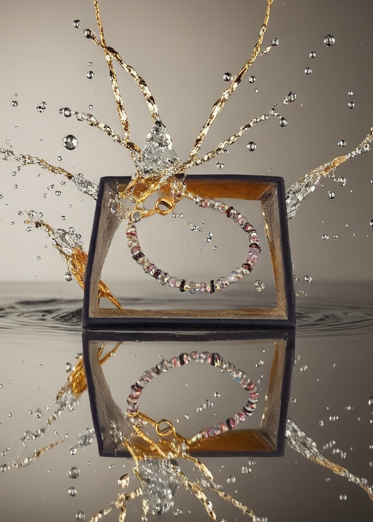 Bracelet  en pierres fines