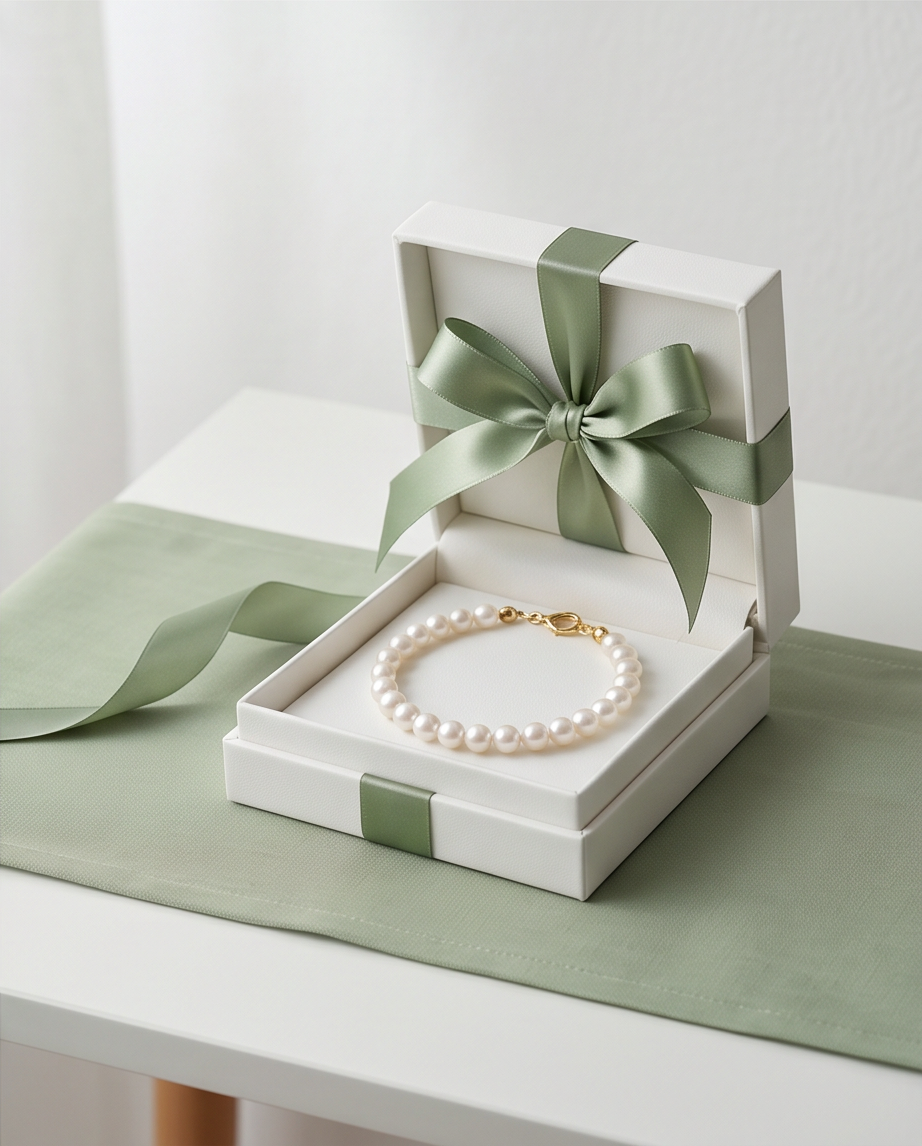 Bracelet or  perles de culture - Princesse