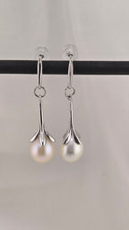 Boucles d ' oreilles en argent rhodié 925/1000
