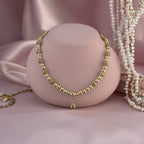 Collier en plaqué or et son pendentif