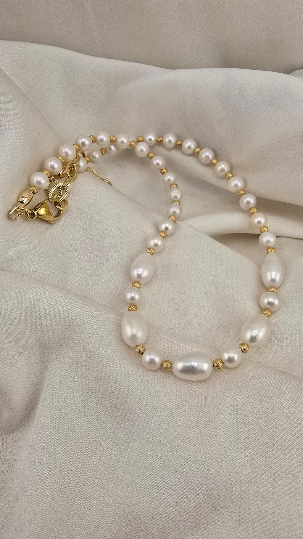 Collier en perles de culture