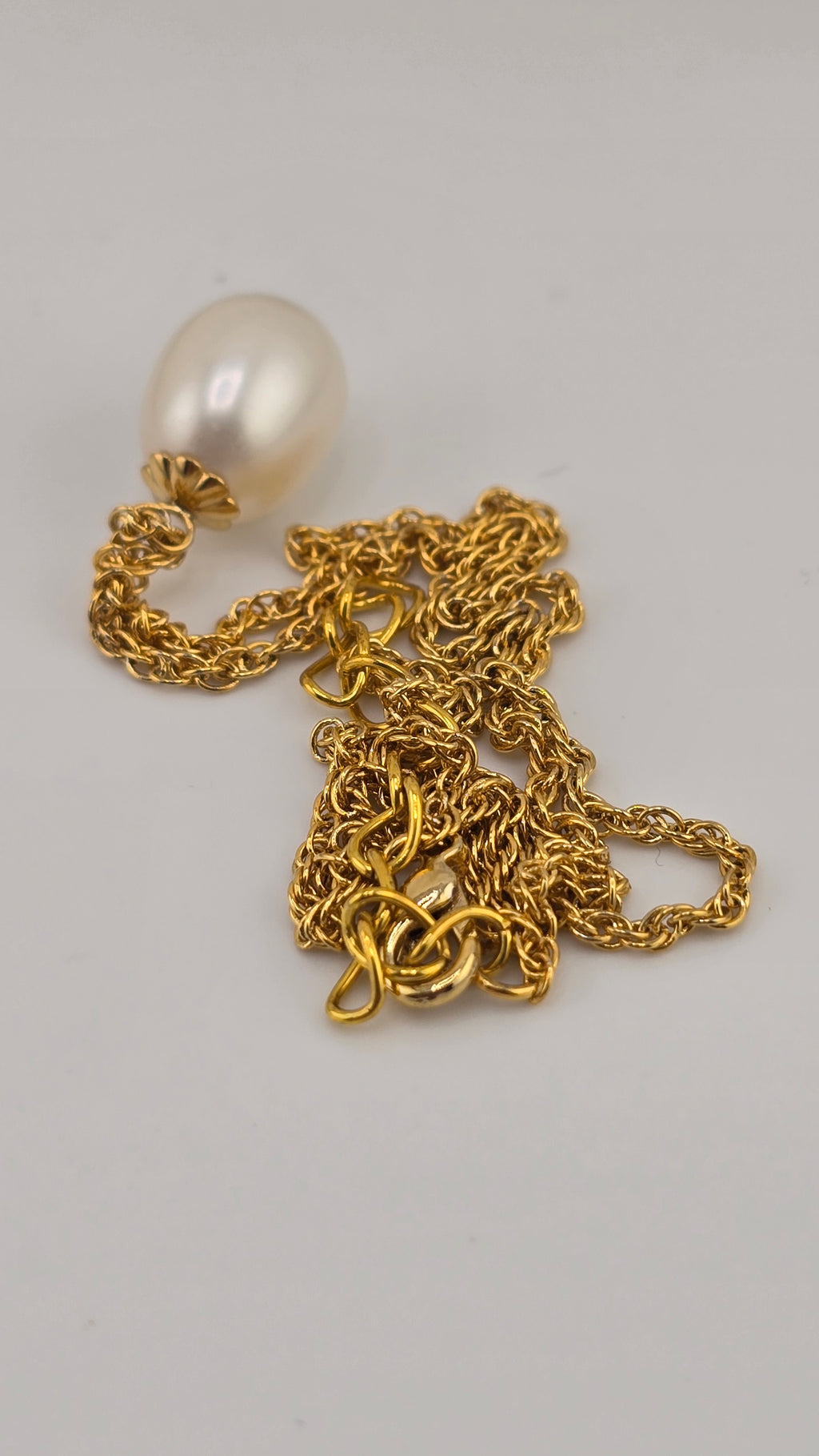 Perle de culture blanche très beau lustre