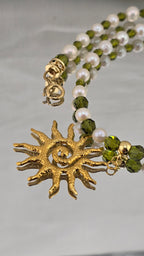 Collier de lumière et perles de culture