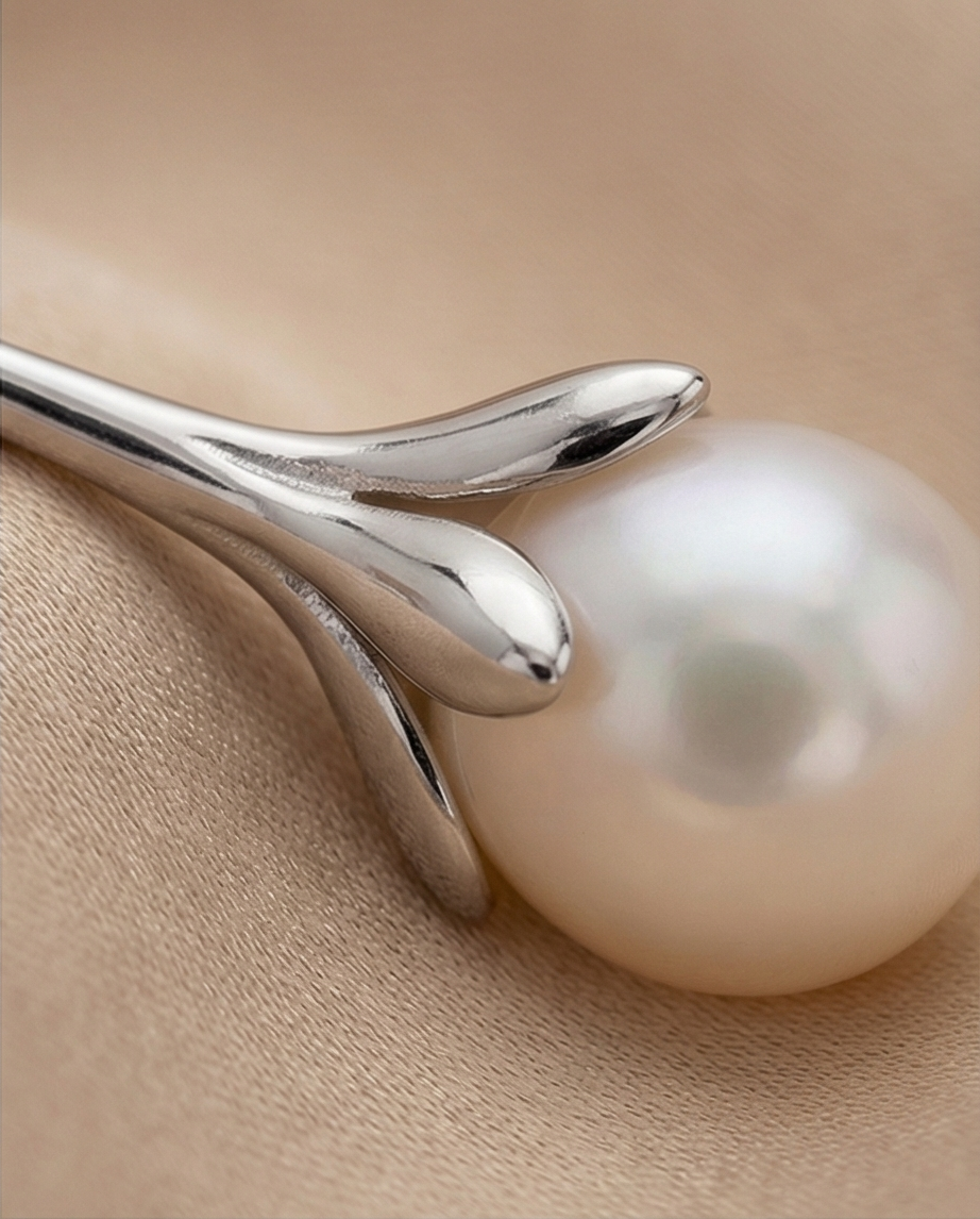 Boucles d ' oreilles en argent rhodié 925/1000