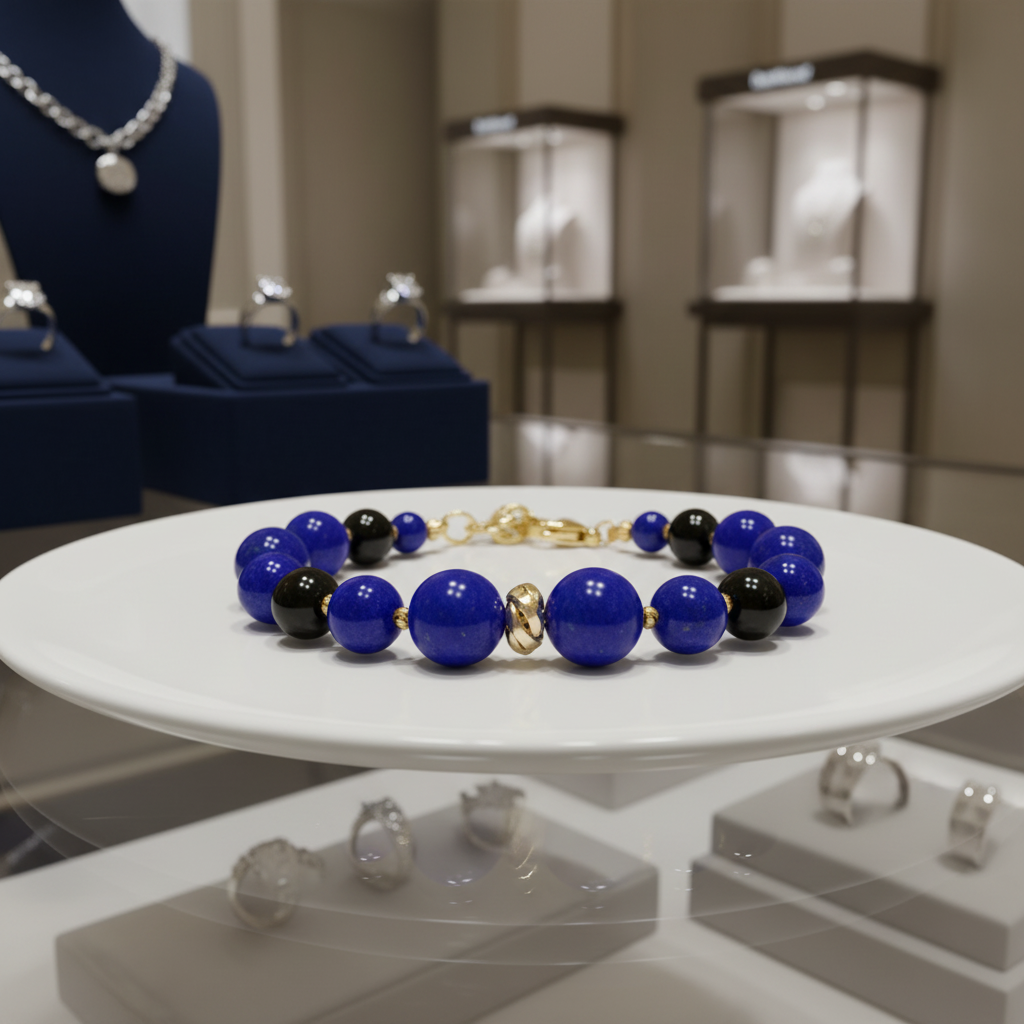 Bracelet en Lapis-Lazuli
