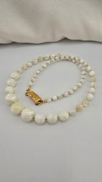 Collier en Nacre blanche