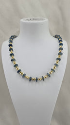 Collier et bracelet en Kyanite et vermeil