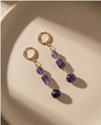 Boucles d’oreilles en Améthyste