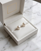 Boucles d’oreilles Perles de culture montées sur argent - Perles 9 10
