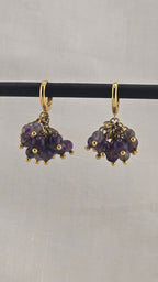 Boucles d’oreilles en vermeil et Améthyste