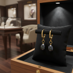 Boucles d oreilles en plaqué or 24k