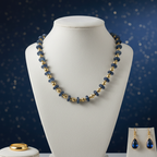 Collier et bracelet en Kyanite et vermeil