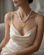 Clarté royal - collier en perles de culture baroque