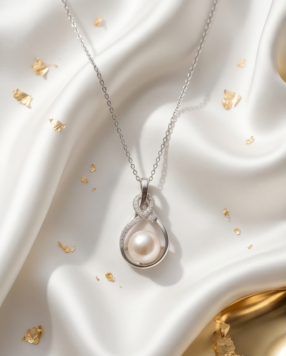 Collier chaine - Nœud d'Amour