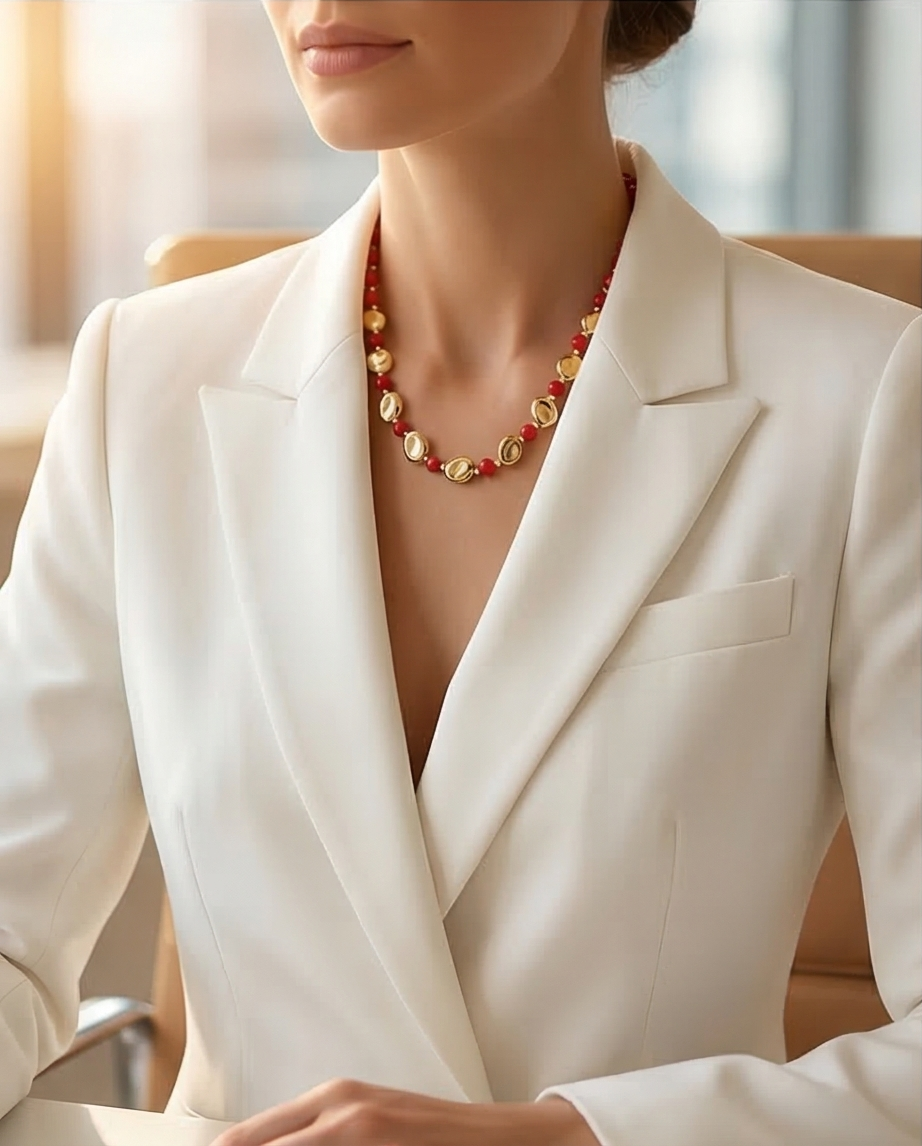 Impérial corail - collier en corail
