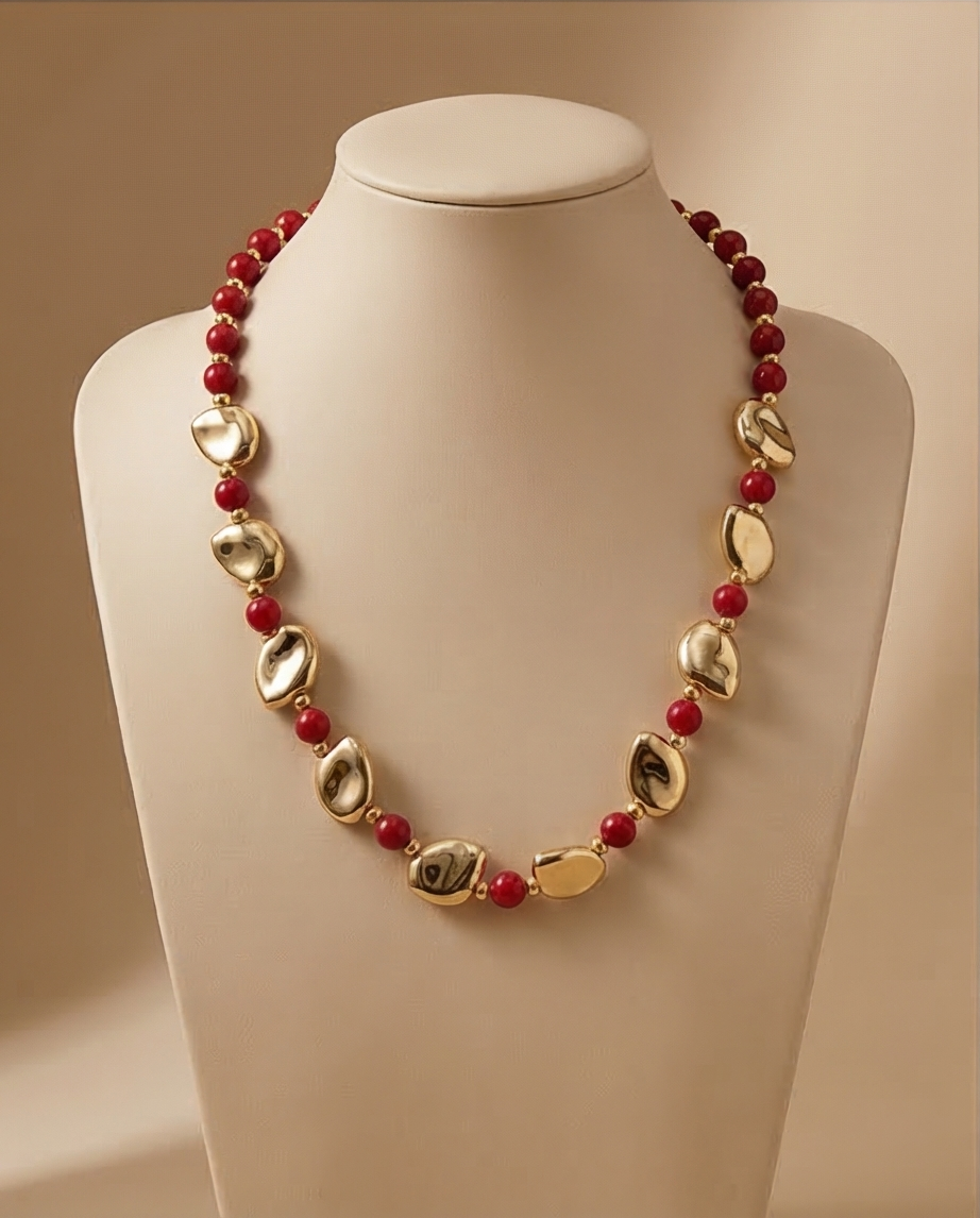 Impérial corail - collier en corail
