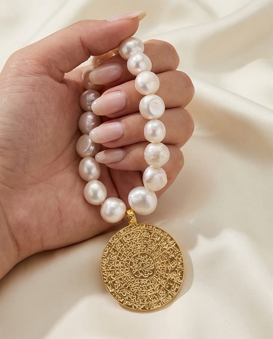 Clarté royal - collier en perles de culture baroque